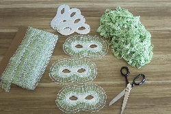 MASCHERA ARTIGIANALE VERDE